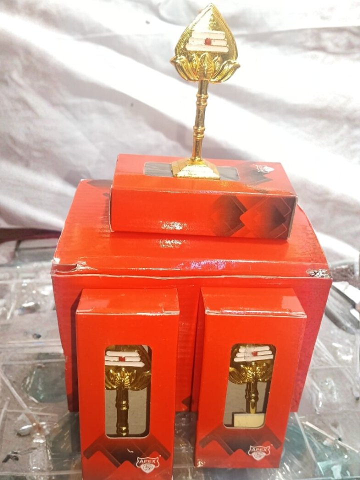 Golden Murugan Vel for Pooja & Home Decor | Lord Murugan Spear